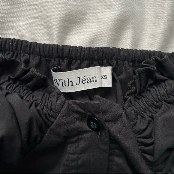 With Jean Louie Top in Black, Size XS - Picture 4 of 6